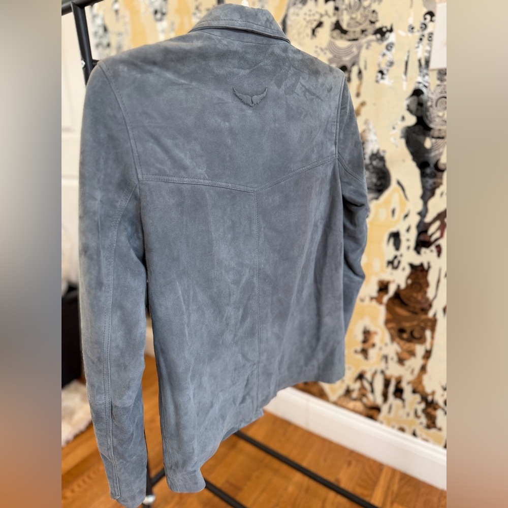 Zadig & Voltaire Laron 100% Suede Jacket NWT ~ Size XS ~ Retail $848 - Picture 7 of 13